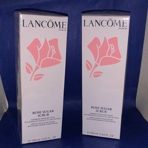 Lancome Rose Sugar Scrub - Pink and White